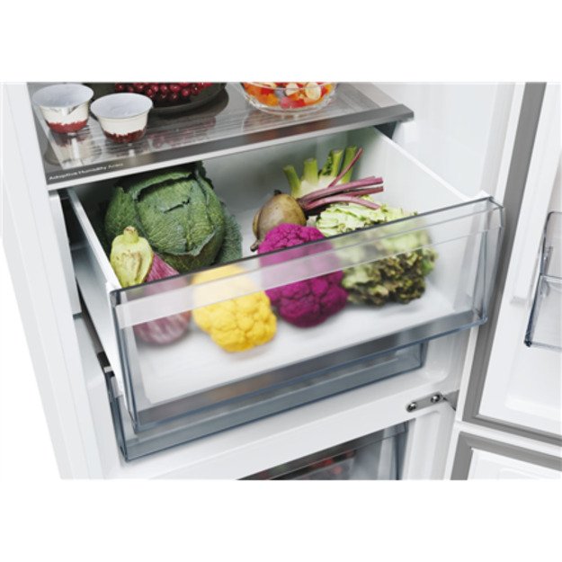 Candy Refrigerator | ECN2CQTEX206 | Energy efficiency class E | Free standing | Combi | Height 205 cm | No Frost system | Fridge
