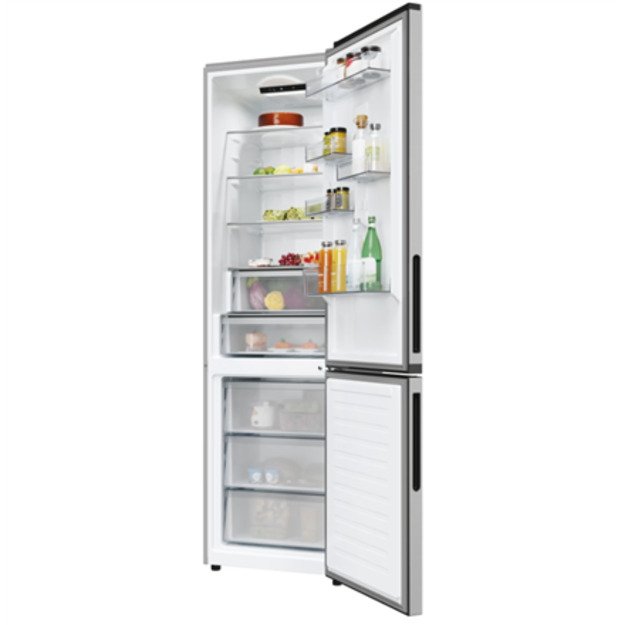 Candy Refrigerator | ECN2CQTEX206 | Energy efficiency class E | Free standing | Combi | Height 205 cm | No Frost system | Fridge