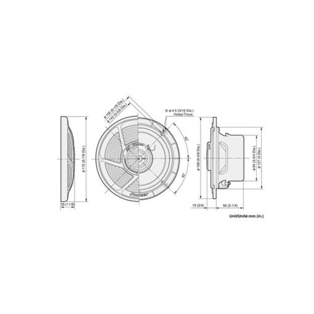Pioneer 16 cm 2-tie kosteudenkest&auml;v&auml; kaiutin TS-MR1640