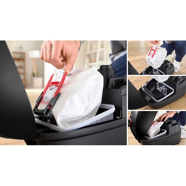 Bosch Serie 4 BGB41POW1 850 W black bagged vacuum cleaner 9