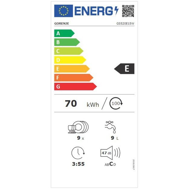 Indaplovė GORENJE GS520E15W