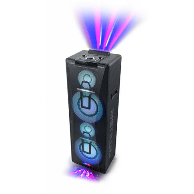 Muse | Party Box Double Bluetooth CD Speaker | M-1990 DJ | 1000 W | Bluetooth | Wireless connection | Portable | Black