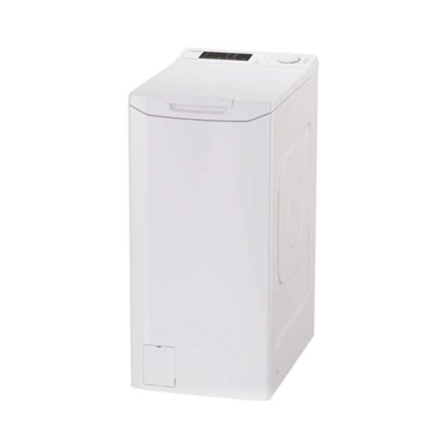 Candy Washing Machine | TCA283D2-S | Energy efficiency class D | Top loading | Washing capacity 8 kg | 1200 RPM | Depth 60 cm |