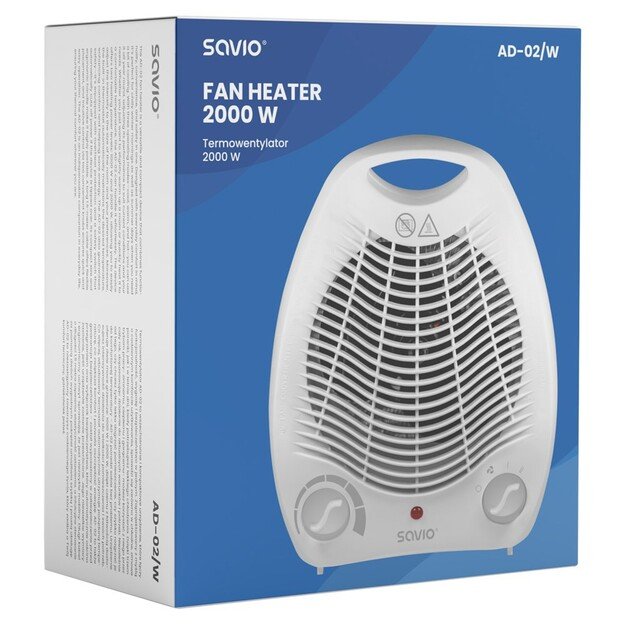 Savio AD-02 W household fan White 2