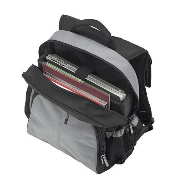 Targus | Essential Laptop Backpack | Backpack | Black/Grey 5