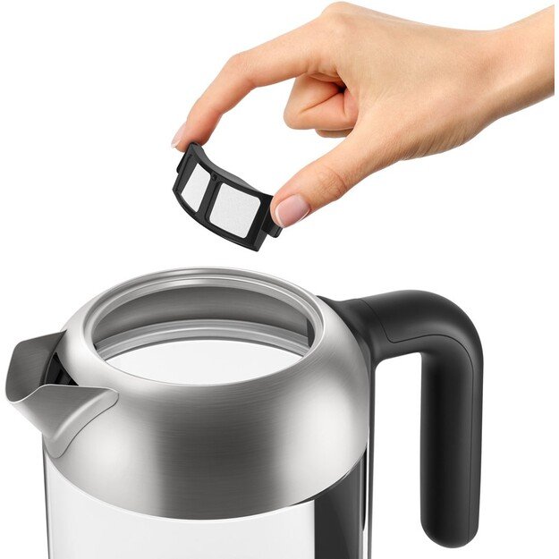 Philips 5000 series HD9339/80 electric kettle 1.7 L 2200 W Black, Stainless steel, Transparent 2