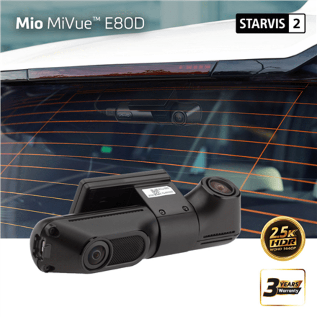 Mio MiVue E80D HDR Dual Rear Camera