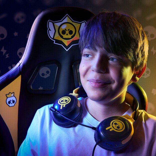 Subsonic Gaming Headset Brawl Stars Drippy Skull 1