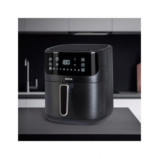 Karšto oro gruzdintuvė Jocca 2344 6.5l juoda 1