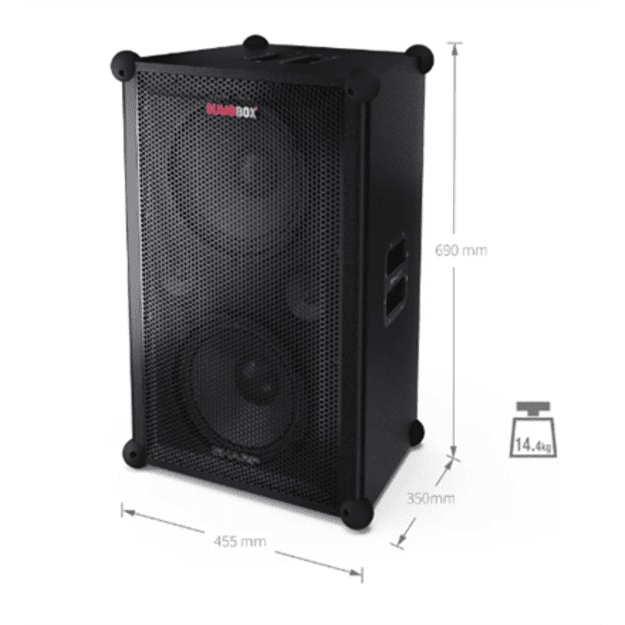 Sharp | Portable Speaker | SUMOBOX Pro CP-LS200 High Performance | 200 W | Waterproof | Bluetooth | Wireless connection | Portab