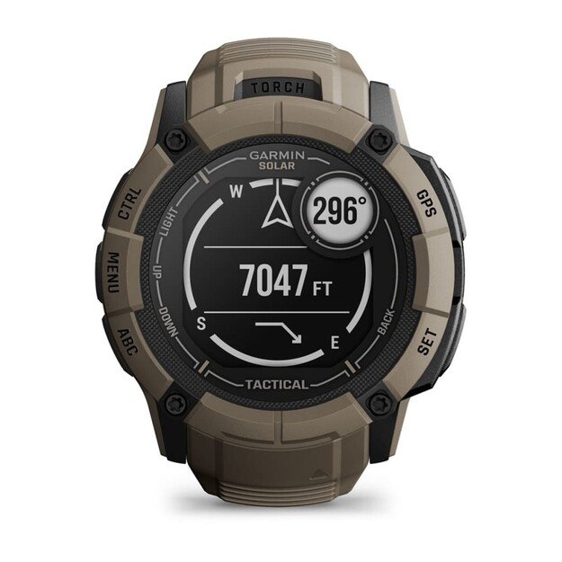 Garmin Instinct 2X Solar Tactical Edition 2.79 cm (1.1 ) MIP 50 mm Digital 176 x 176 pixels Touchscreen Green GPS (satellite) 1