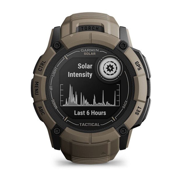 Garmin Instinct 2X Solar Tactical Edition 2.79 cm (1.1 ) MIP 50 mm Digital 176 x 176 pixels Touchscreen Green GPS (satellite) 12