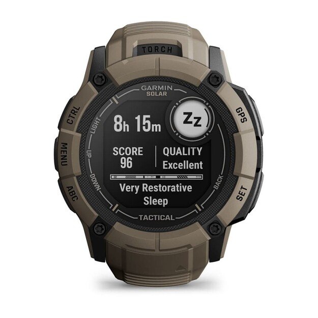 Garmin Instinct 2X Solar Tactical Edition 2.79 cm (1.1 ) MIP 50 mm Digital 176 x 176 pixels Touchscreen Green GPS (satellite) 2
