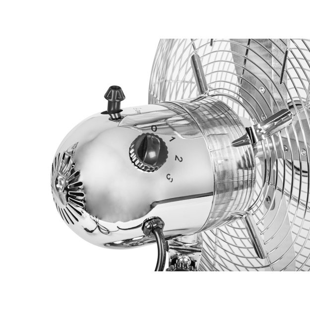BLOW 12 /30cm 50W Silver Metal Desk Fan