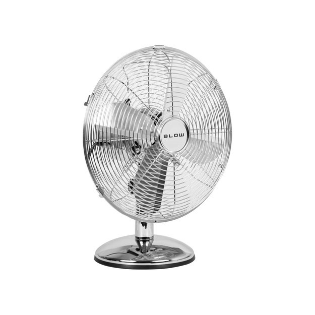 BLOW 12 /30cm 50W Silver Metal Desk Fan