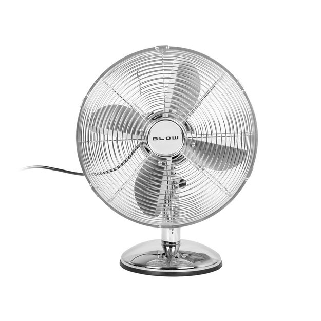 BLOW 12 /30cm 50W Silver Metal Desk Fan