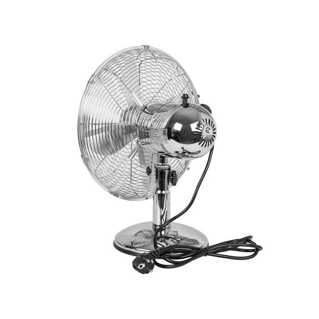 BLOW 12 /30cm 50W Silver Metal Desk Fan