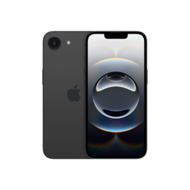Apple | iPhone 16e | Black | 6   | Super Retina XDR | 2532 x 1170 pixels | Apple A18 | Internal RAM 8 GB | 128 GB | Dual SIM | 4