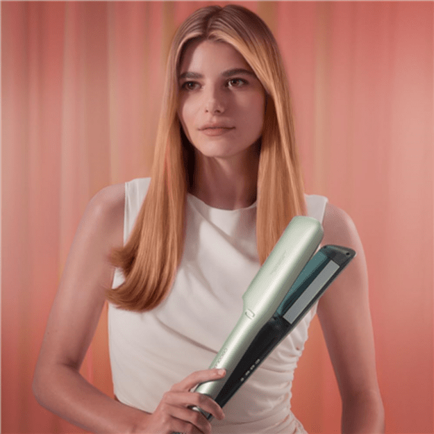 Cecotec Hair Straightener | Air Lisse Champagne | Ceramic heating system | Ionic function | Temperature (max) 230 &deg;C | Temperat