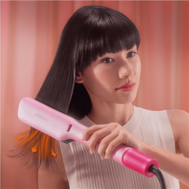 Cecotec Hair Straightener | Air Lisse Champagne | Ceramic heating system | Ionic function | Temperature (max) 230 &deg;C | Temperat