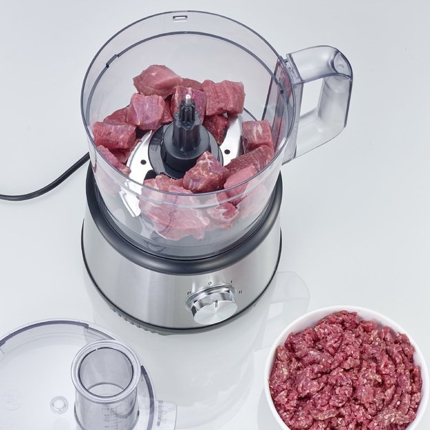 Severin KM 3892 food processor 1200 W 1.5 L Black, Stainless steel, Transparent