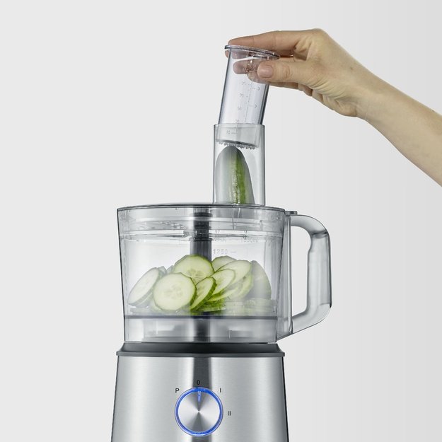 Severin KM 3892 food processor 1200 W 1.5 L Black, Stainless steel, Transparent