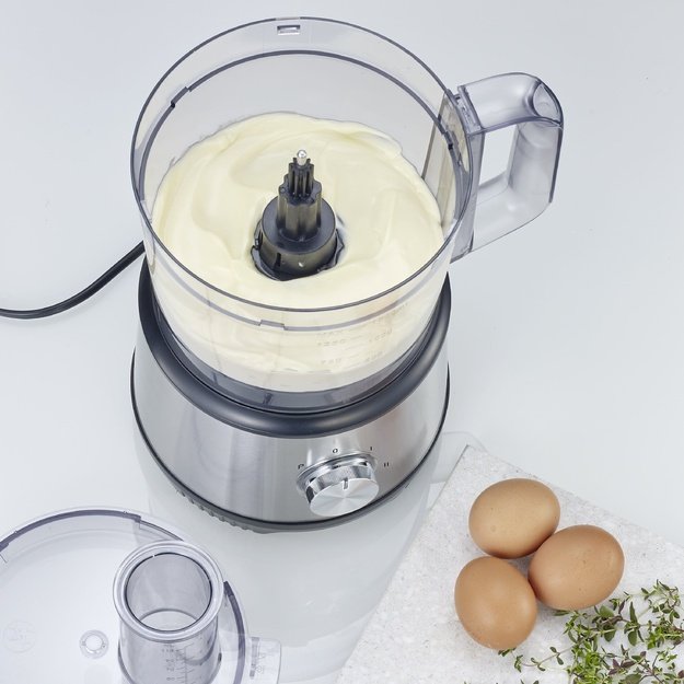 Severin KM 3892 food processor 1200 W 1.5 L Black, Stainless steel, Transparent