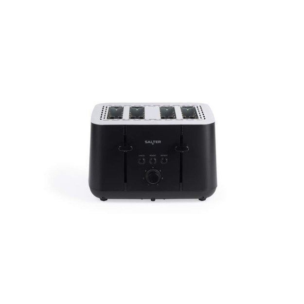 Salter EK5565MBLKFVDE Kuro 4-Slice Toaster