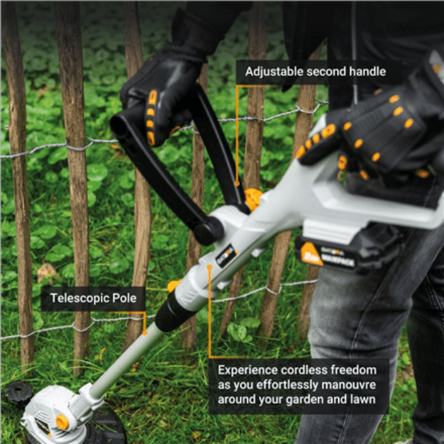 Batavia 18V grass trimmer 250 mm 2-in-1 string and blade trimmer