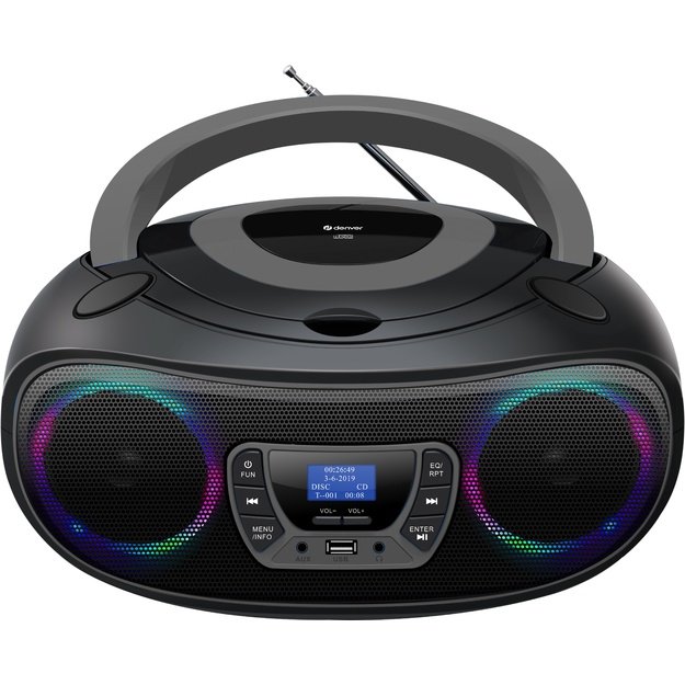 Denver TDB-212GR Personal CD player Grey