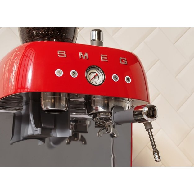 Smeg 50 s Style Espresso Coffee Machine EGF03RDEU Red