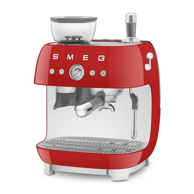Smeg 50 s Style Espresso Coffee Machine EGF03RDEU Red