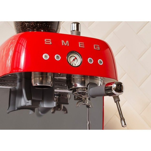Smeg 50 s Style Espresso Coffee Machine EGF03RDEU Red