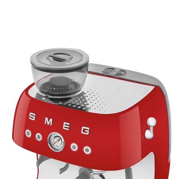 Smeg 50 s Style Espresso Coffee Machine EGF03RDEU Red