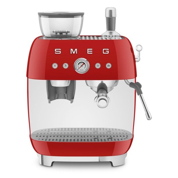 Smeg 50 s Style Espresso Coffee Machine EGF03RDEU Red