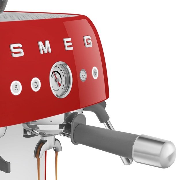 Smeg 50 s Style Espresso Coffee Machine EGF03RDEU Red