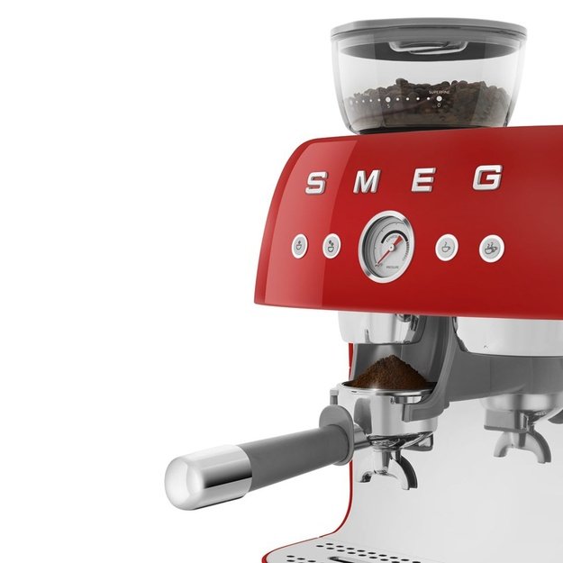 Smeg 50 s Style Espresso Coffee Machine EGF03RDEU Red