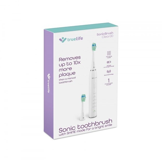 TrueLife SonicBrush Clean30 White Adult Oscillating toothbrush