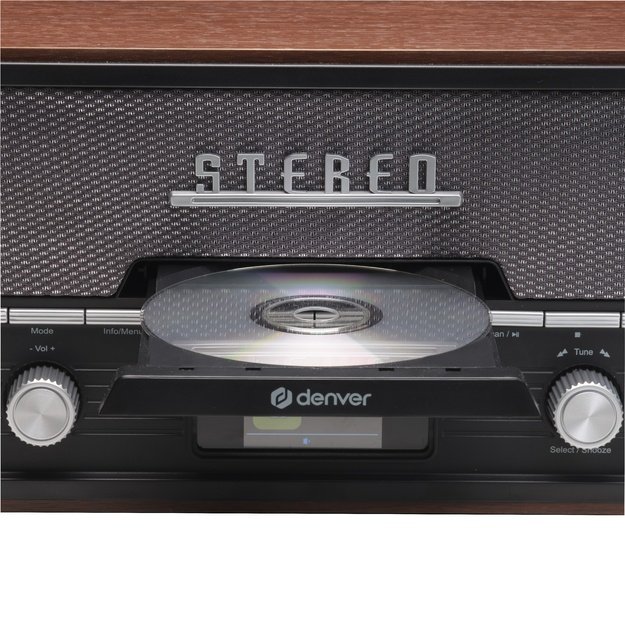 Retro radio Denver MDA-525DW dark wood