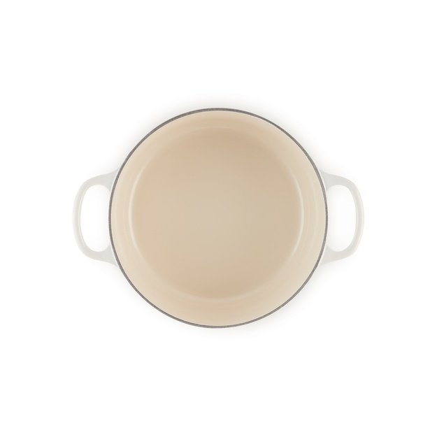 Le Creuset Signature Roaster round meringue 26cm