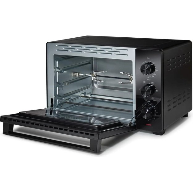 Mini orkaitė Hisense HOM30M, 30 L, 1600 W, juoda