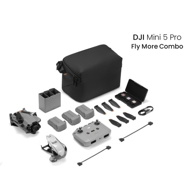Dronas Dji Mini 5 Pro Fly More Combo, RC N3, CP.MA.00000876