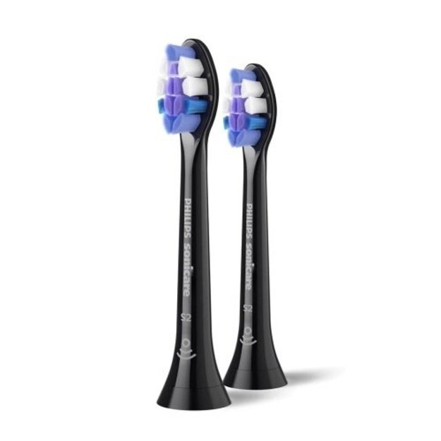 Philips Sonicare S2 Sensitive HX6052/88 Sonic Dantų &scaron;epetėlio galvutės, Juoda