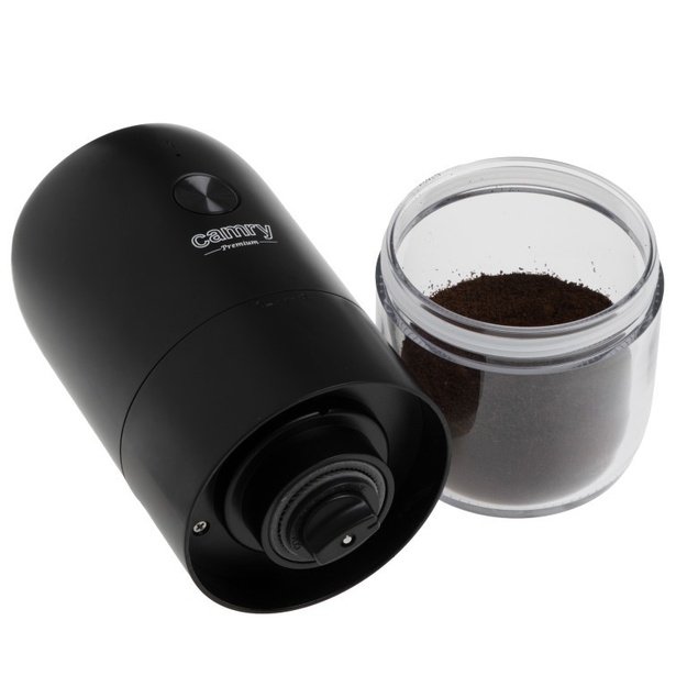 Camry Cordless USB Electric Coffee Grinder | CR 4302 | 25 W | Coffee beans capacity 25-30 g | Black