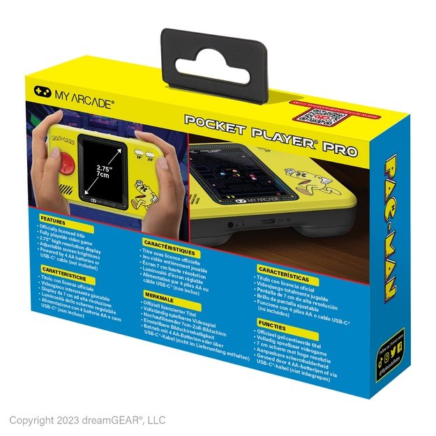 MY ARCADE Pocket Player ,,Pac-Man&quot ne&scaron;iojama žaidimų konsolė