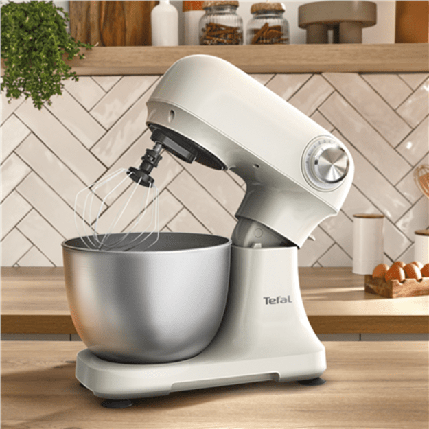 TEFAL QB140AF0 Bake Easy | Kitchen Machine | 500 W | Number of speeds 12 | Bowl capacity 3.5 L | Beige