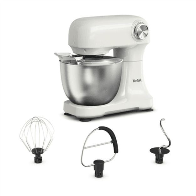 TEFAL QB140AF0 Bake Easy | Kitchen Machine | 500 W | Number of speeds 12 | Bowl capacity 3.5 L | Beige