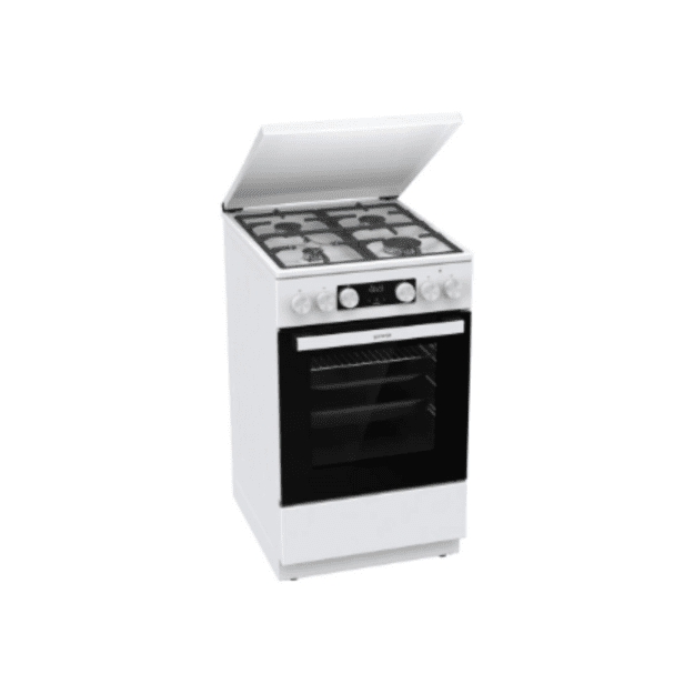 Gorenje GK5C42WF-B | Cooker | Hob type Gas | Oven type Electric | White | Width 50 cm | Grilling | Depth 59.4 cm | 70 L