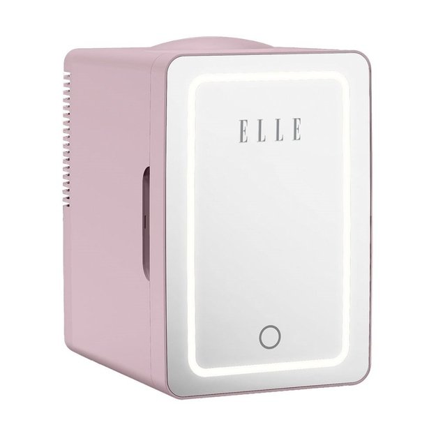 Mini fridge with LED makeup mirror ELLE Home ESDAF01PUEU 6L purple