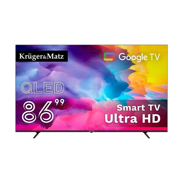 TV Kruger&Matz 86  UHD QLED smart DVB-T2/S2 H.265 Hevc